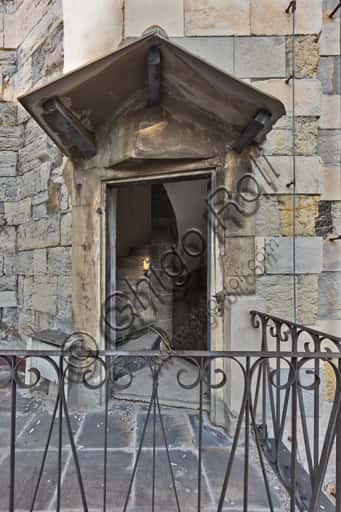 The Rooftop Doorway of Genoa Cathedral: Stairs to the Loggia of Gandria