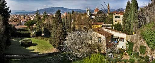 Panoramic View of Florence from the Boboli Gardens and Duomo