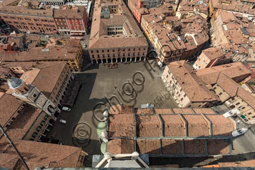 View of Piazza Grande and Modena Cathedral from the Ghirlandina Tower