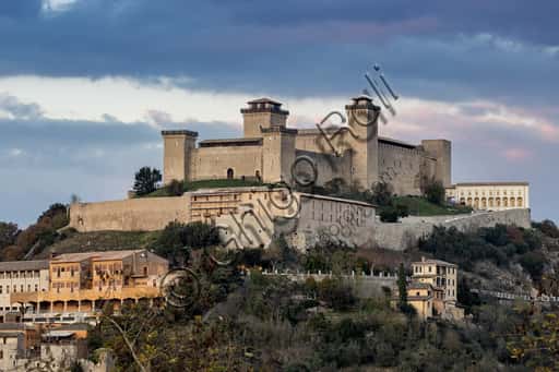 Veduta della Rocca Albornoz di Spoleto: Panorama del Castello