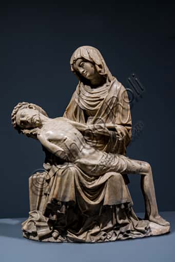 Vesperbild del Maestro di Rimini: Analisi della Pietà in Alabastro (c. 1430)