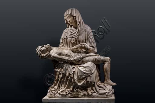 Vesperbild o Pietà: Scultura in Alabastro del Maestro di Rimini (1430)