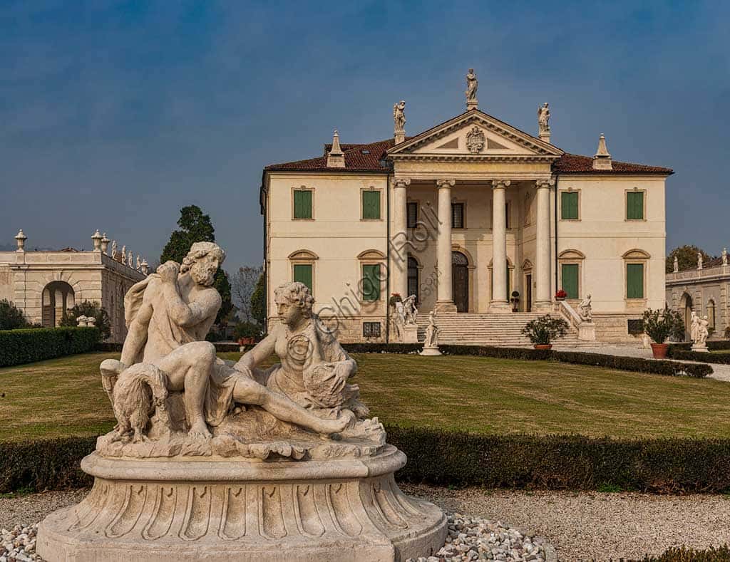 Villa Cordellina: Exterior Façade and 18th-Century Garden Sculptures