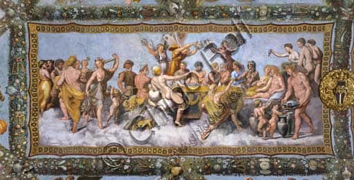 The Marriage Feast of Cupid and Psyche in Villa Farnesina, Rome