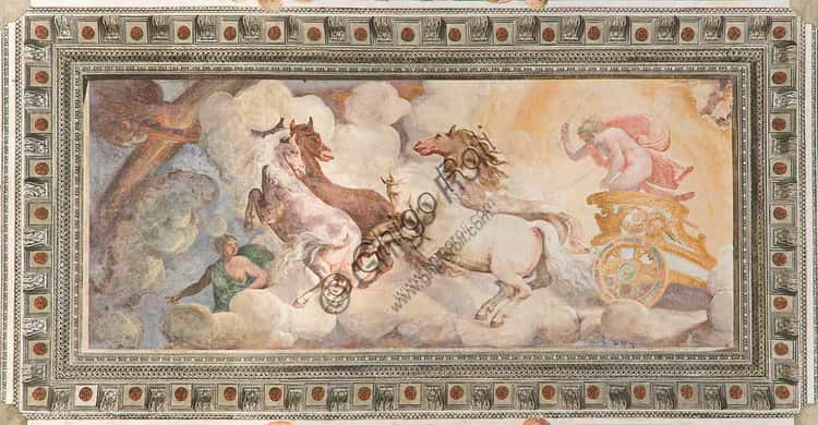 Carro del Sole di Apollo di Luca Cambiaso a Villa Pallavicino