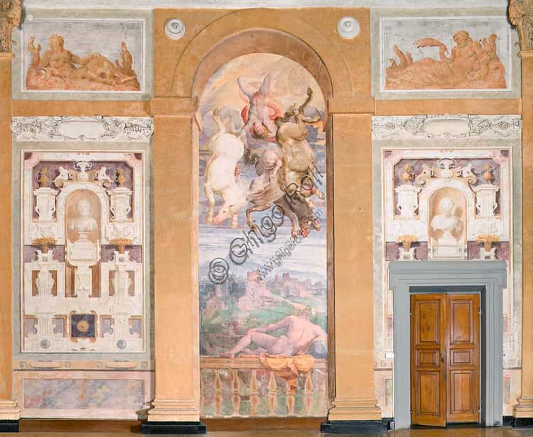 Apollo e il Carro del Sole di Luca Cambiaso a Villa Pallavicino