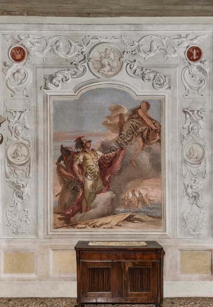 Tiepolo Fresco at Villa Valmarana ai Nani: Venus Appears to Aeneas
