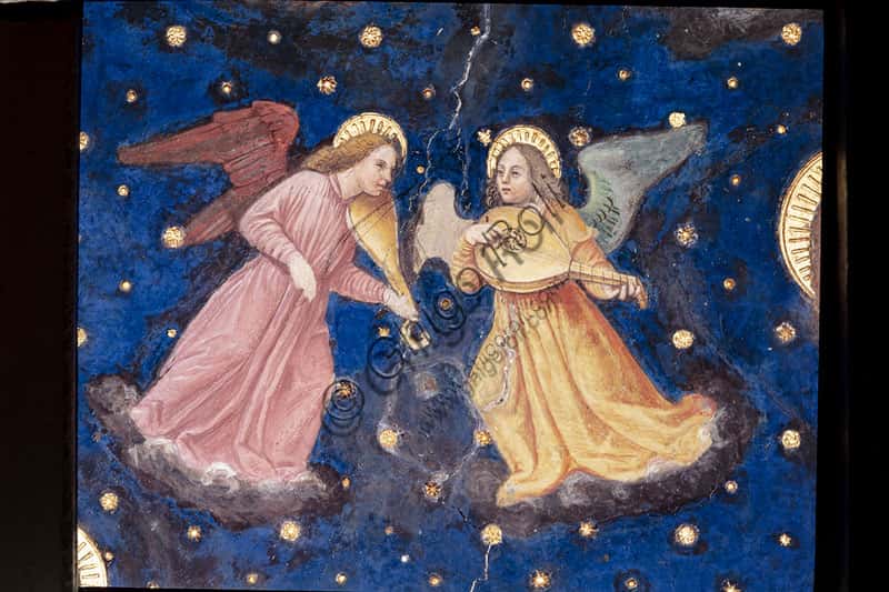 Angels Musicians by Vincenzo Foppa: Fresco in the Nuns' Choir in Milan