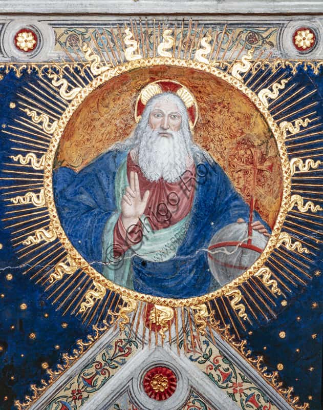 Eternal Father by Vincenzo Foppa: Fresco in the Nuns' Choir, Milan