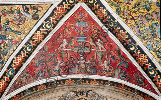 Affreschi grotteschi ispirati alla Domus Aurea sulla volta della Libreria Piccolomini, Duomo di Siena