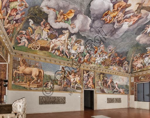 Affreschi della Sala di Troia, Palazzo Ducale di Mantova, opere di Giulio Romano
