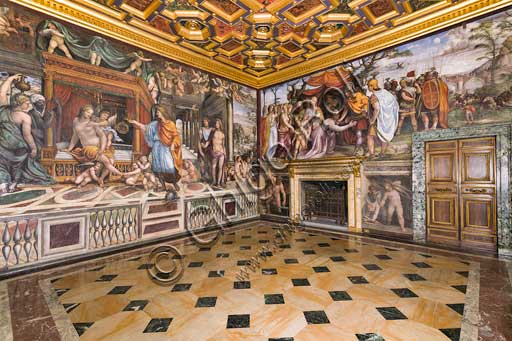 Affreschi di Sodoma sulla vita di Alessandro Magno, Stanza di Alessandro, Villa Farnesina Roma