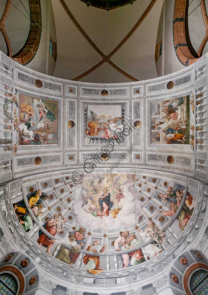 Affresco Assunzione di Maria nel Duomo di Verona, Giulio Romano e Francesco Torbido 1534