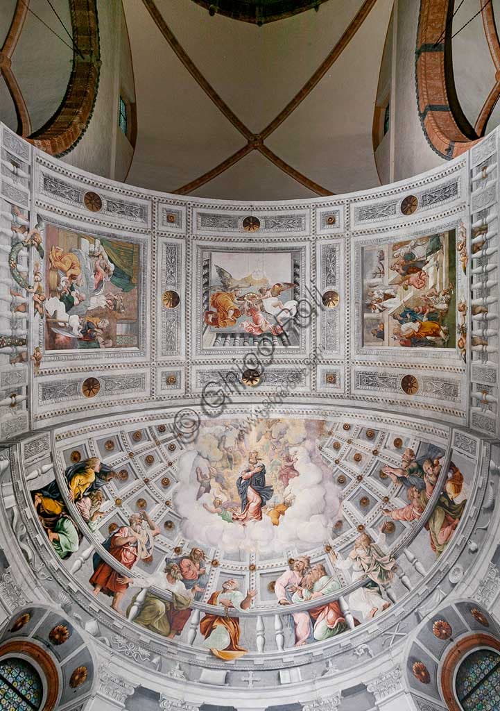 Affresco Assunzione di Maria nel Duomo di Verona, Giulio Romano e Francesco Torbido 1534