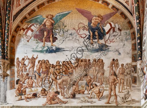 Affresco Resurrezione della carne di Luca Signorelli, Cappella di San Brizio, Duomo di Orvieto