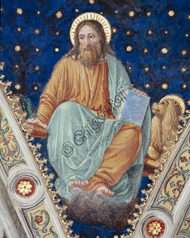 Affresco San Marco Vincenzo Foppa - Chiesa San Maurizio al Monastero Maggiore Milano - Rinascimento