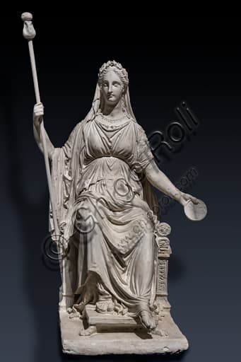 Scultura in gesso di Antonio Canova, Maria Luigia d'Austria nelle vesti della dea Concordia