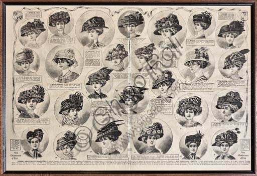 Articolo di giornale del primo Novecento sulla storia del cappello