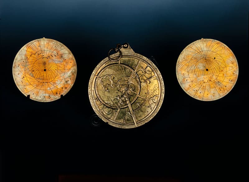 Astrolabio Planisfero Latino, XIV secolo, Civiche Raccolte Arte Applicata, Castello Sforzesco Milano