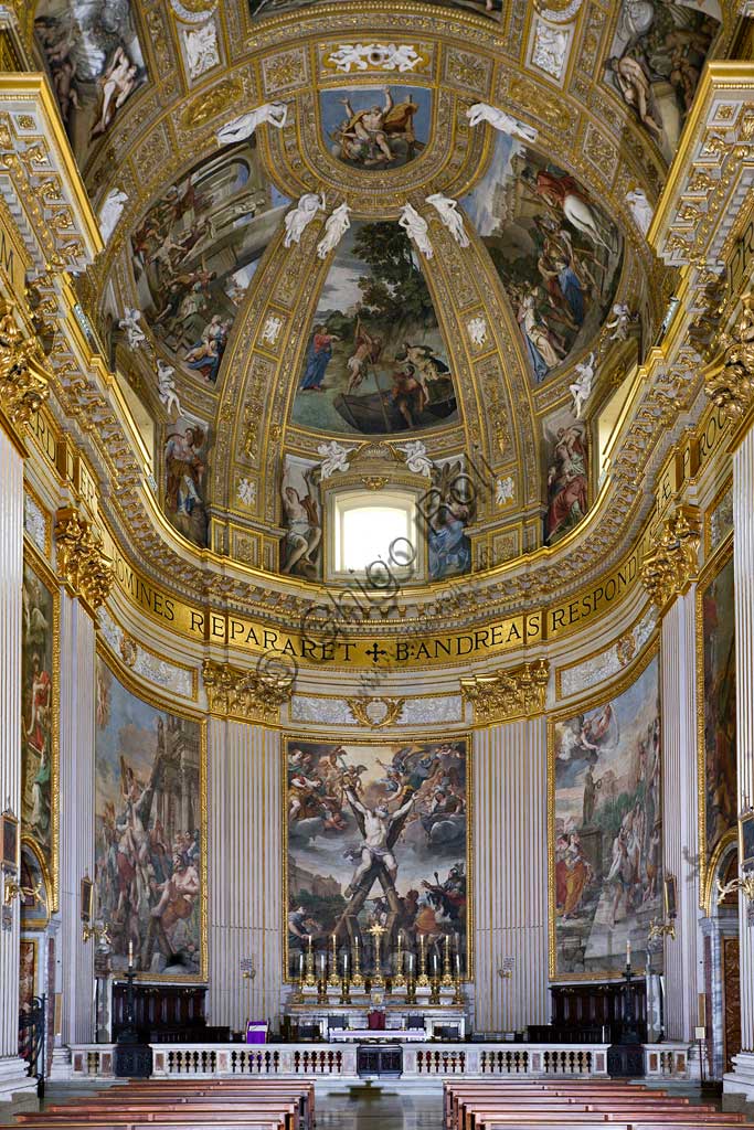 Veduta dell'abside della Basilica di Sant'Andrea della Valle a Roma, esempio di architettura barocca
