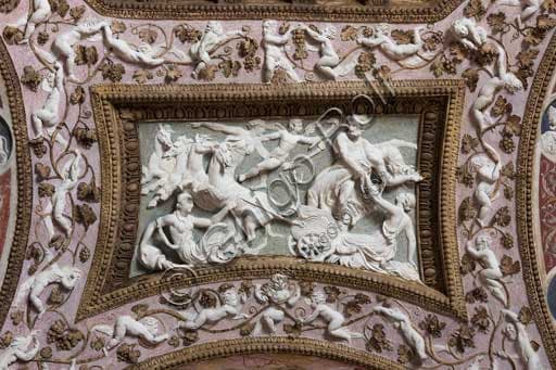 Bassorilievo in stucco di Nettuno e Anfitrite, Francesco Primaticcio, Palazzo Te Mantova, Camera delle Aquile