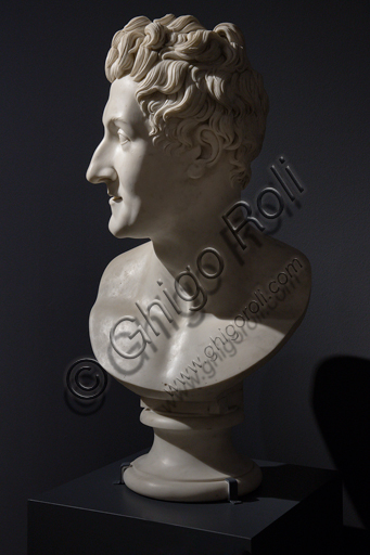 Busto marmoreo di Leopoldo Cicognara, scultura di Antonio Canova