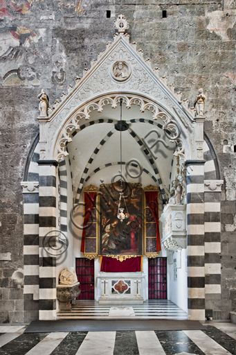 Interno della Cappella De Marini, navata settentrionale del Duomo (Cattedrale di San Lorenzo) di Genova