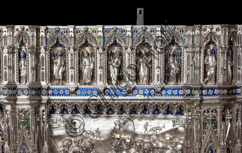 Detail Prophets and Saints, Silver Altar of St. John's Treasure, Museum of the Opera del Duomo Florence