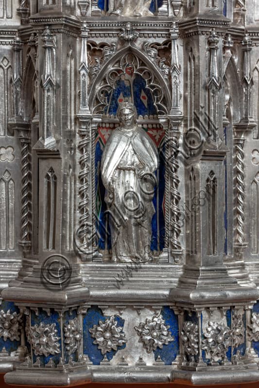 Detail of saint prophet statue on the Silver Altar, Opera del Duomo Museum Florence, Renaissance