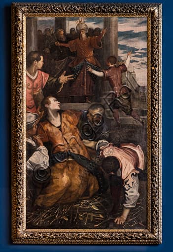 Quadro Martirio di Santa Cristina di Domenico Tintoretto, olio su tela 1590