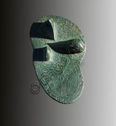 Etruscan Piacenza Liver, bronze model for divination, Municipal Museums of Palazzo Farnese