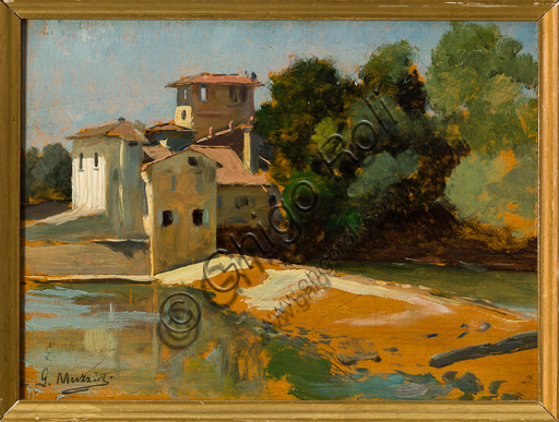 Dipinto olio su tavola di S. Andrea a Rovezzano (Firenze) di Giovanni Muzzioli