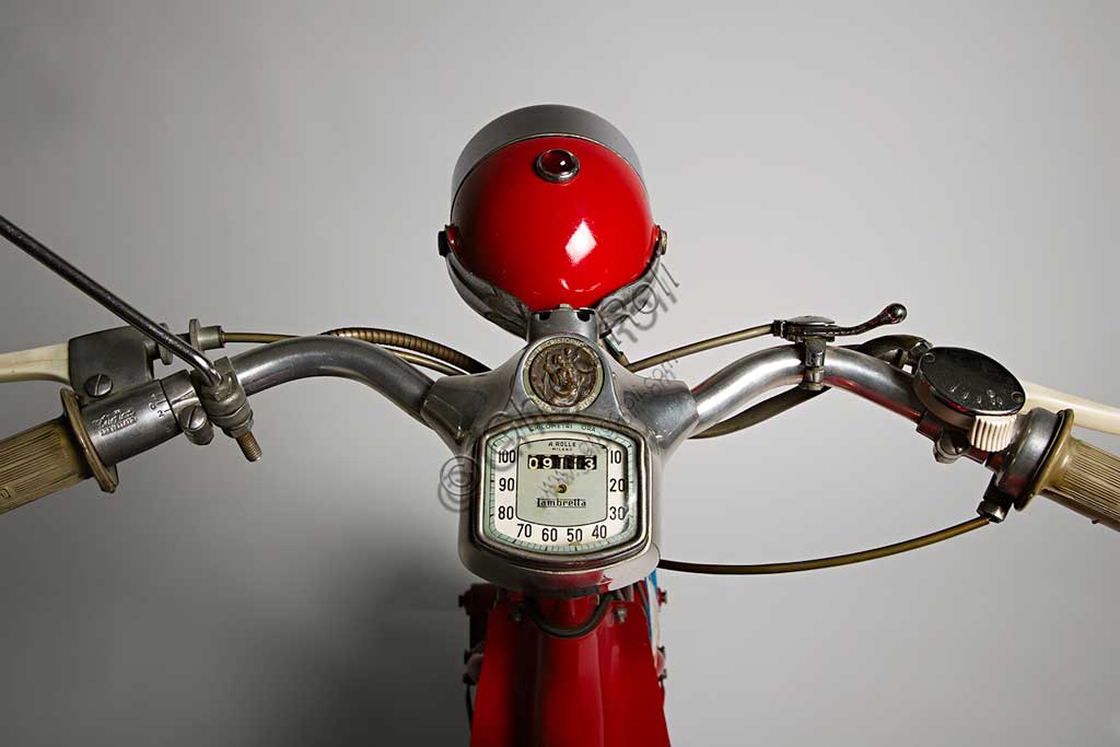 Lambretta D Sport 1954 restaurata, motore due tempi 123 cc, modello Innocenti