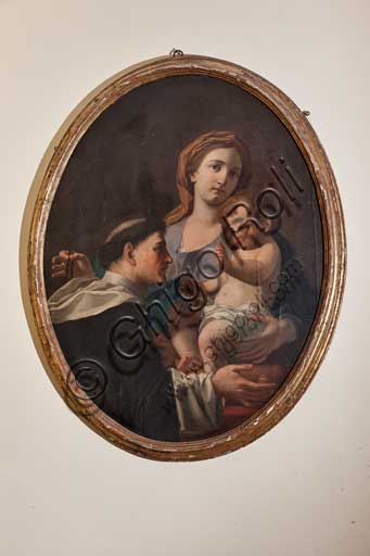 Dipinto Madonna con Bambino e Santo, Quadreria del Palazzo dei Normanni, Palermo