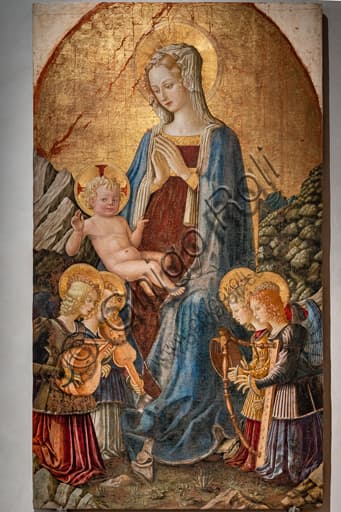 Madonna of St. Dominic painting by Benedetto Bonfigli, National Gallery of Umbria