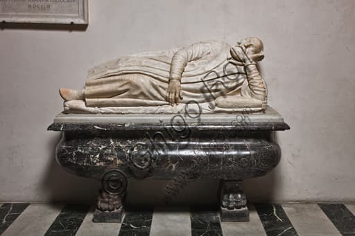 Funerary monument of Matteo Fieschi, 16th century sculpture, De Marini Chapel, Genoa Cathedral