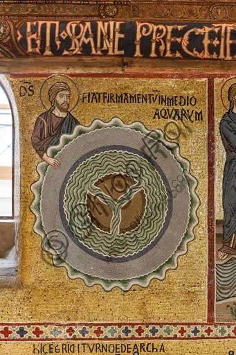 Mosaico medievale della Creazione del cielo e della terra, Cappella Palatina, Palazzo Reale di Palermo