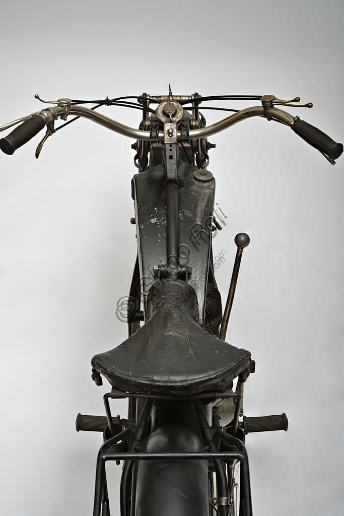 1927 Axa antique motorcycle, 350 cc single cylinder, French vintage bike in original condition