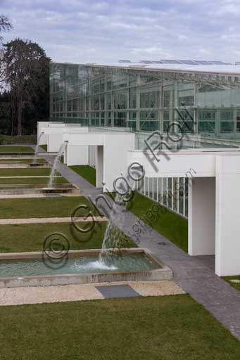 La grande serra del Giardino della Biodiversità all'Orto Botanico di Padova