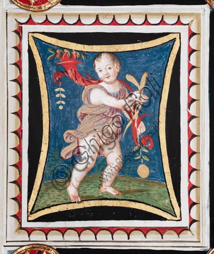 Affresco Autunno di Pinturicchio, soffitto Libreria Piccolomini Duomo Siena