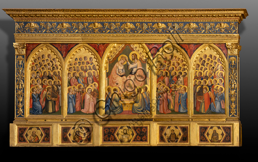 Polittico Baroncelli di Giotto e Taddeo Gaddi nella Basilica di Santa Croce a Firenze