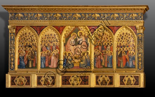 Polittico Baroncelli di Giotto e Taddeo Gaddi nella Basilica di Santa Croce a Firenze