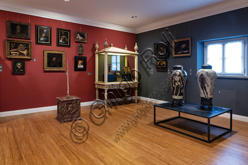 Interno di una sala espositiva della Collezione Franco Maria Ricci al Labirinto della Masone, Fontanellato