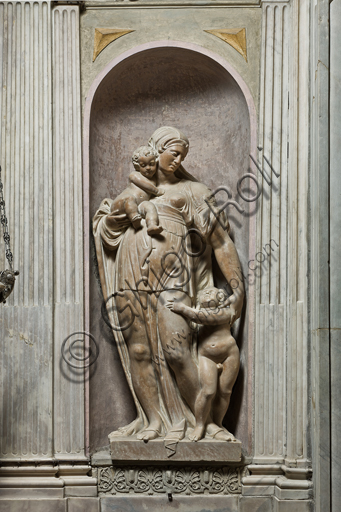Scultura Carità di Giacomo Parracca da Valsoldo, Cappella Lercari Duomo di Genova