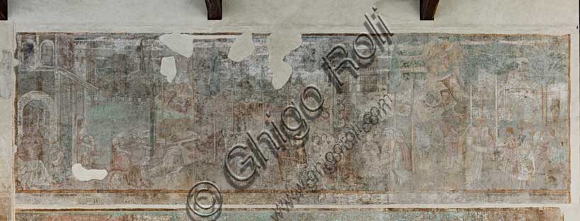 Affresco Sogno e nozze di Giacobbe di Benozzo Gozzoli nel Camposanto Monumentale di Pisa, 1473-75