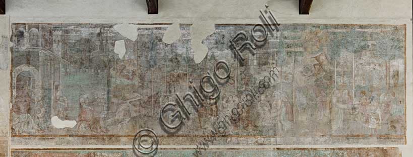 Affresco Sogno e nozze di Giacobbe di Benozzo Gozzoli nel Camposanto Monumentale di Pisa, 1473-75