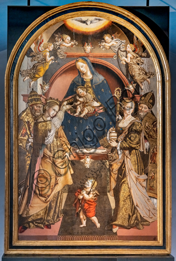 Sposalizio mistico di Santa Caterina, Bernardino di Mariotto, Galleria Nazionale dell'Umbria Perugia
