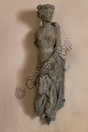 Statua in marmo della collezione di sculture di Stefano Bardini, Firenze