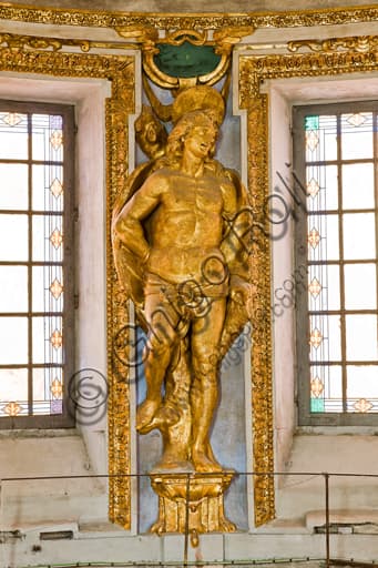 Statua di San Sebastiano di Lazzaro Tavarone, scultura barocca nel Duomo di Genova