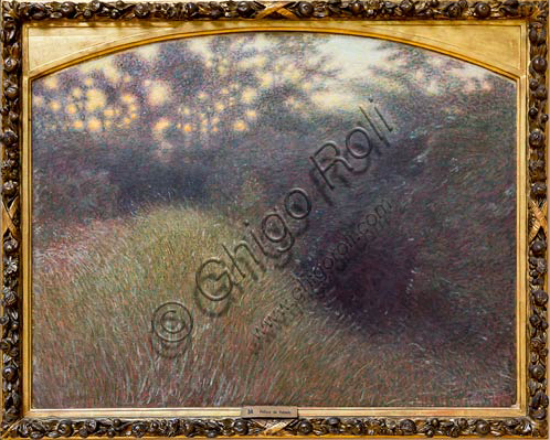 Tramonto di Giuseppe Pellizza da Volpedo, dipinto divisionista alla Galleria Ricci Oddi di Piacenza
